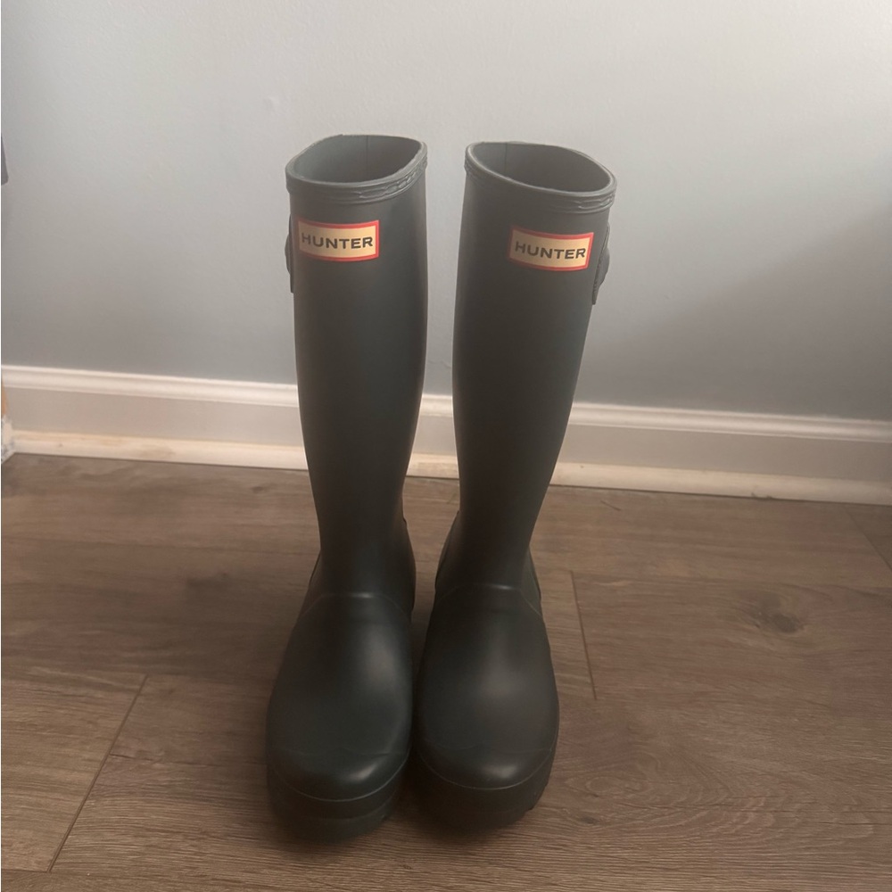 Blue Green Rain Boots